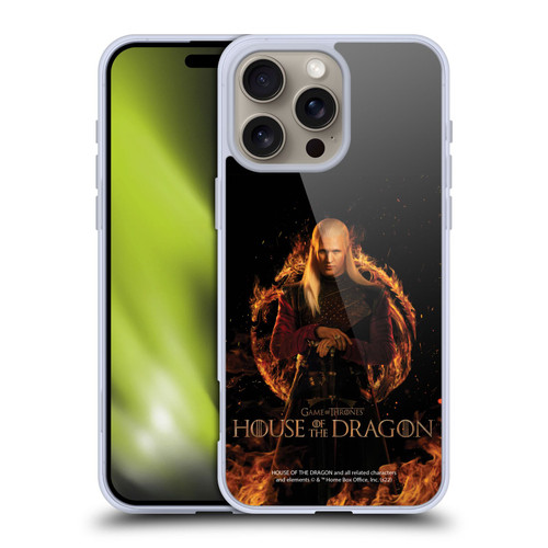 House Of The Dragon: Television Series Key Art Daemon Soft Gel Case for Apple iPhone 16 Pro Max