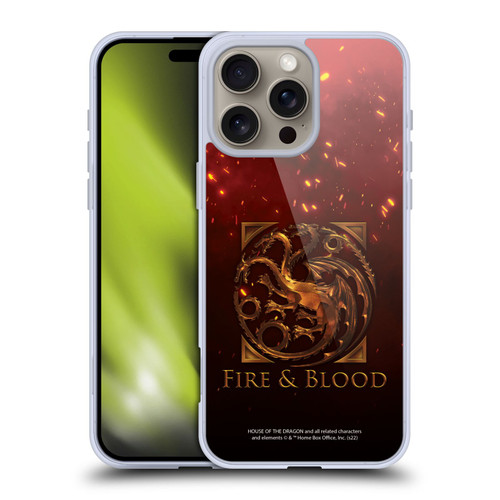 House Of The Dragon: Television Series Key Art Targaryen Soft Gel Case for Apple iPhone 16 Pro Max