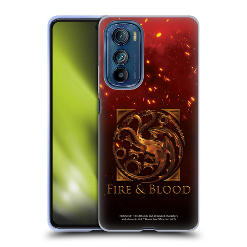 House Of The Dragon: Television Series Key Art Targaryen Soft Gel Case for Motorola Edge 30