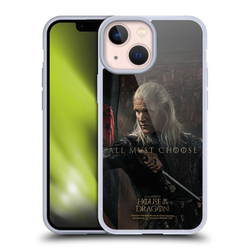 House Of The Dragon: Television Series Season 2 Character Posters Daemon Soft Gel Case for Apple iPhone 13 Mini