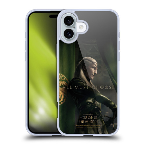 House Of The Dragon: Television Series Season 2 Character Posters Aemond Soft Gel Case for Apple iPhone 16 Plus