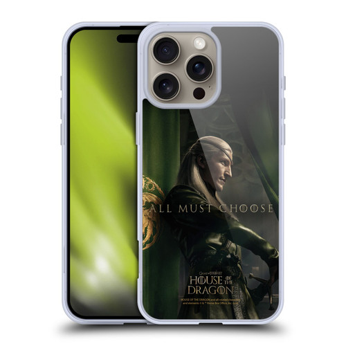 House Of The Dragon: Television Series Season 2 Character Posters Aemond Soft Gel Case for Apple iPhone 16 Pro Max