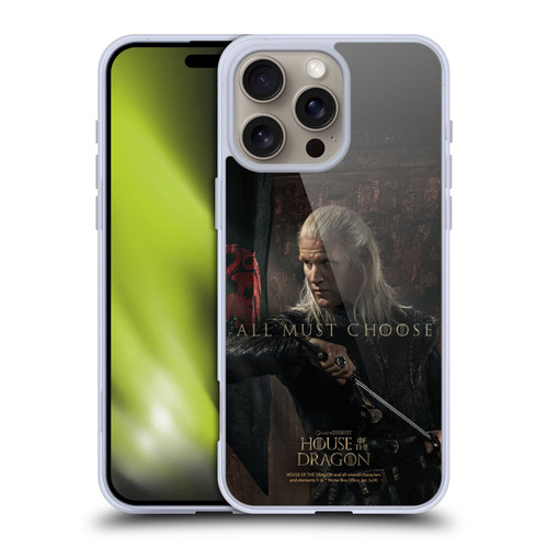 House Of The Dragon: Television Series Season 2 Character Posters Daemon Soft Gel Case for Apple iPhone 16 Pro Max