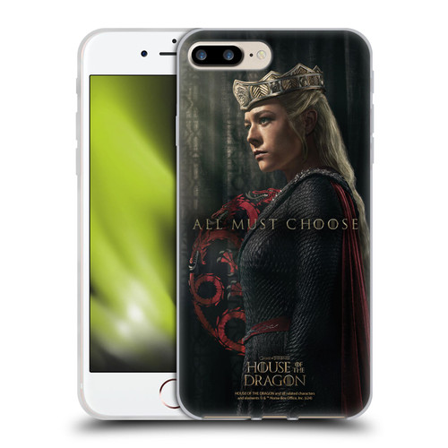 House Of The Dragon: Television Series Season 2 Character Posters Rhaenyra Soft Gel Case for Apple iPhone 7 Plus / iPhone 8 Plus