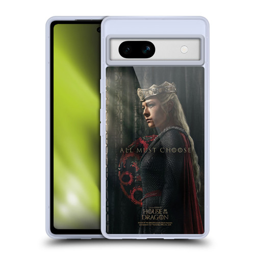 House Of The Dragon: Television Series Season 2 Character Posters Rhaenyra Soft Gel Case for Google Pixel 7a