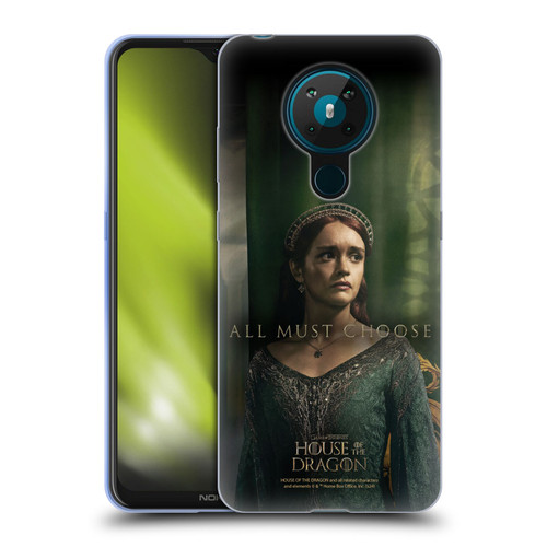House Of The Dragon: Television Series Season 2 Character Posters Alicent Soft Gel Case for Nokia 5.3