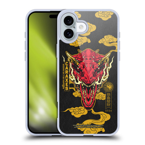 House Of The Dragon: Television Series Year Of The Dragon Caraxes Soft Gel Case for Apple iPhone 16 Plus