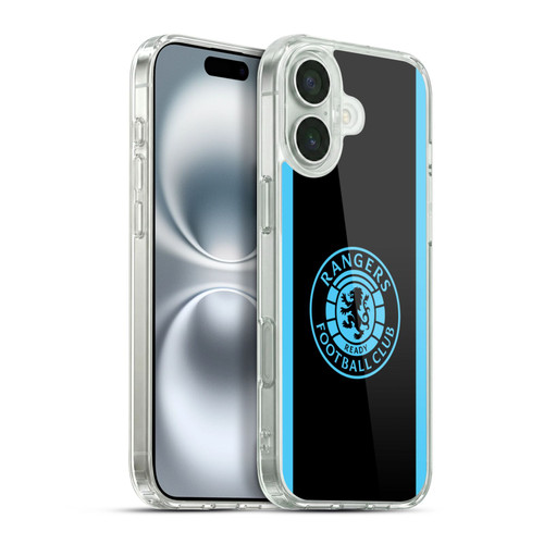 Rangers FC Crest Light Blue Soft Gel Case for Apple iPhone 16 Plus & MagSafe