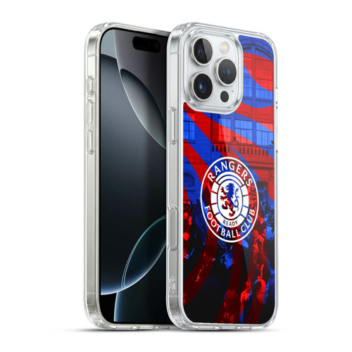 Rangers FC Crest Logo Stadium Soft Gel Case for Apple iPhone 16 Pro Max & MagSafe