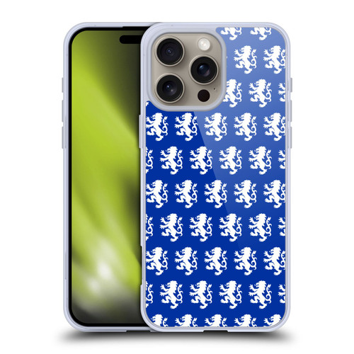 Rangers FC Crest Pattern Soft Gel Case for Apple iPhone 16 Pro Max