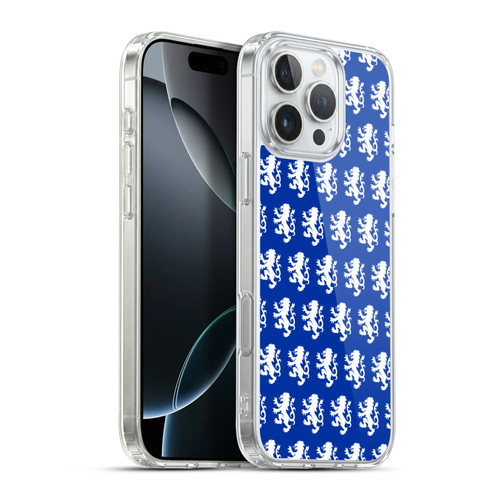 Rangers FC Crest Pattern Soft Gel Case for Apple iPhone 16 Pro Max & MagSafe