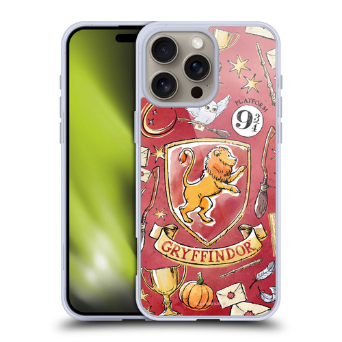 Harry Potter Deathly Hallows XIII Gryffindor Pattern Soft Gel Case for Apple iPhone 16 Pro Max Harry Potter Deathly Hallows XIII Gryffindor Pattern Soft Gel Case for Apple iPhone 16 Pro Max