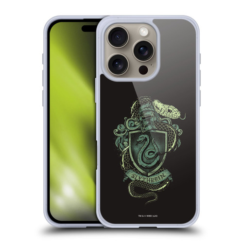 Harry Potter Deathly Hallows XIV Slytherin Soft Gel Case for Apple iPhone 16 Pro Harry Potter Deathly Hallows XIV Slytherin Soft Gel Case for Apple iPhone 16 Pro
