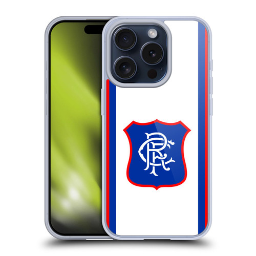 Rangers FC 2024/25 Kit Away Soft Gel Case for Apple iPhone 15 Pro