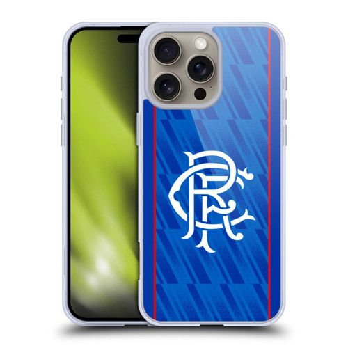 Rangers FC 2024/25 Kit Home Soft Gel Case for Apple iPhone 16 Pro Max