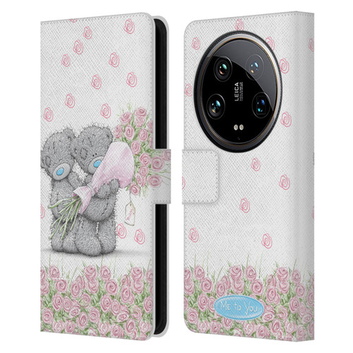 Me To You ALL About Love Pink Roses Leather Book Wallet Case Cover For Xiaomi 14 Ultra