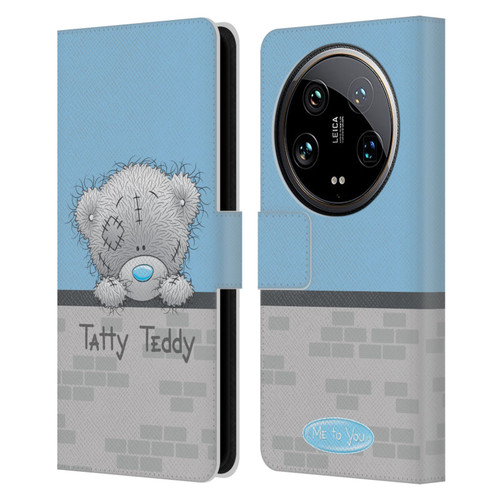Me To You Classic Tatty Teddy Hello Leather Book Wallet Case Cover For Xiaomi 14 Ultra