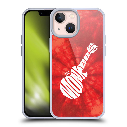 The Monkees Graphics Logo In Red Soft Gel Case for Apple iPhone 13 Mini