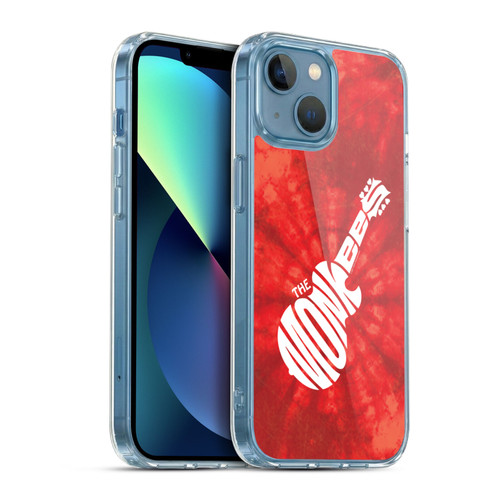 The Monkees Graphics Logo In Red Soft Gel Case for Apple iPhone 13 Mini & MagSafe