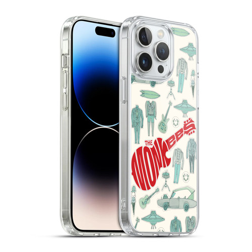 The Monkees Graphics Pattern Soft Gel Case for Apple iPhone 14 Pro Max & MagSafe