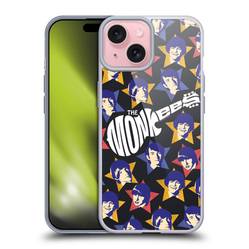 The Monkees Graphics Band Members Soft Gel Case for Apple iPhone 15