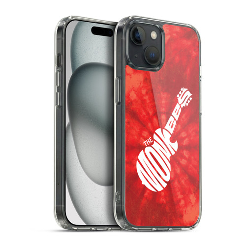 The Monkees Graphics Logo In Red Soft Gel Case for Apple iPhone 15 Plus & MagSafe