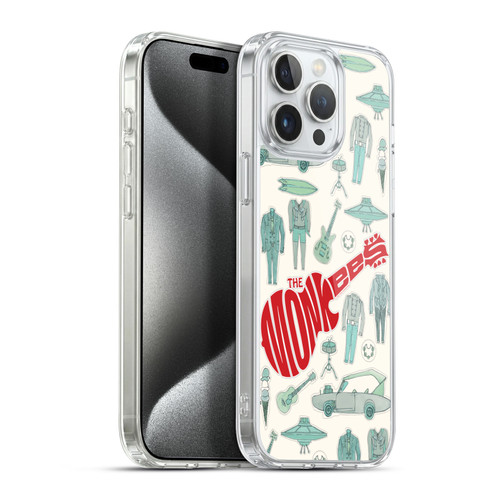 The Monkees Graphics Pattern Soft Gel Case for Apple iPhone 15 Pro Max & MagSafe