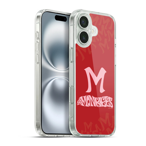 The Monkees Graphics Logotype Soft Gel Case for Apple iPhone 16 Plus & MagSafe