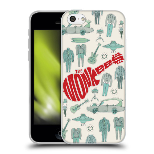 The Monkees Graphics Pattern Soft Gel Case for Apple iPhone 5c