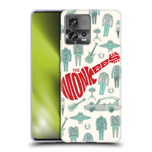 The Monkees Graphics Pattern Soft Gel Case for Motorola Moto Edge 30 Fusion