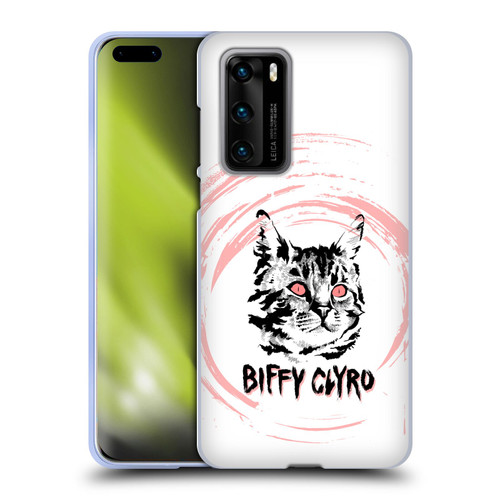 Biffy Clyro Graphics Cat Soft Gel Case for Huawei P40 5G