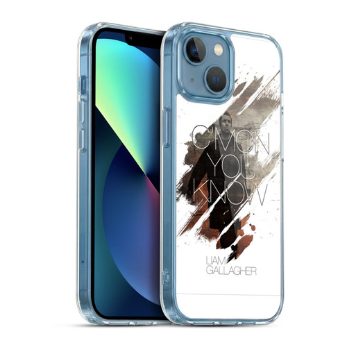 Liam Gallagher Graphics C'mon You Know Soft Gel Case for Apple iPhone 13 Mini