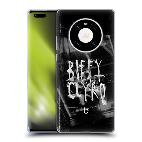 Biffy Clyro Graphics Black White Soft Gel Case for Huawei Mate 40 Pro 5G