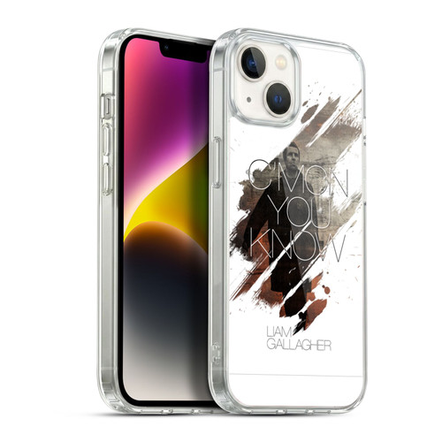 Liam Gallagher Graphics C'mon You Know Soft Gel Case for Apple iPhone 14 Plus