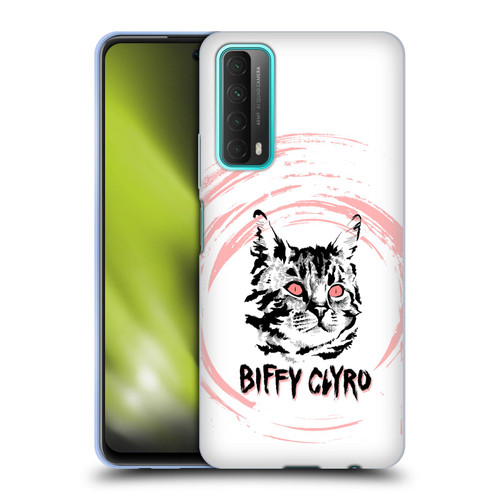 Biffy Clyro Graphics Cat Soft Gel Case for Huawei P Smart (2021)