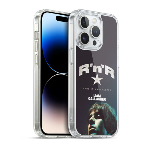 Liam Gallagher Graphics R 'N' R Star Soft Gel Case for Apple iPhone 14 Pro