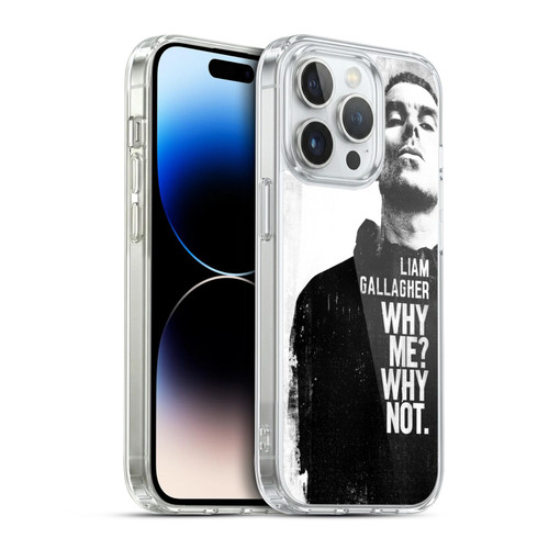Liam Gallagher Graphics Why Me Soft Gel Case for Apple iPhone 14 Pro