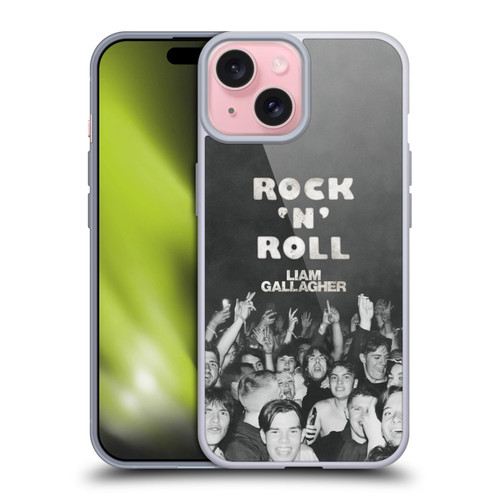 Liam Gallagher Graphics Album Cover Soft Gel Case for Apple iPhone 15