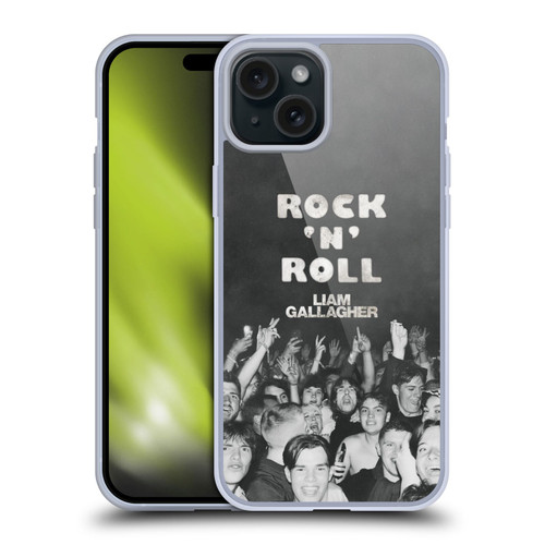 Liam Gallagher Graphics Album Cover Soft Gel Case for Apple iPhone 15 Plus