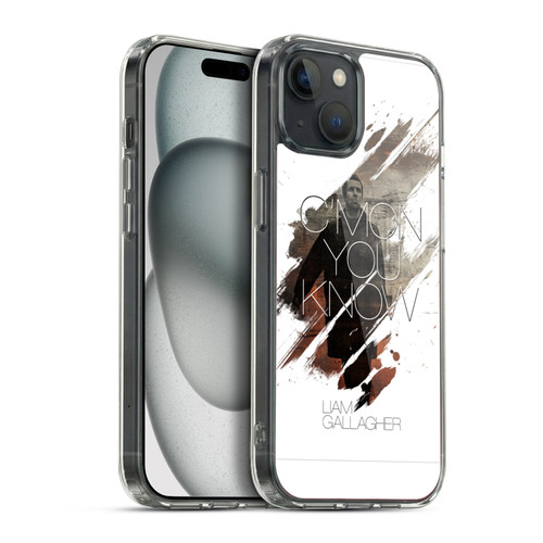 Liam Gallagher Graphics C'mon You Know Soft Gel Case for Apple iPhone 15 Plus