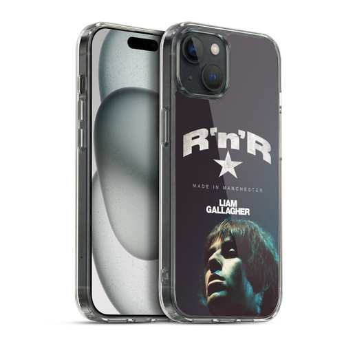 Liam Gallagher Graphics R 'N' R Star Soft Gel Case for Apple iPhone 15 Plus