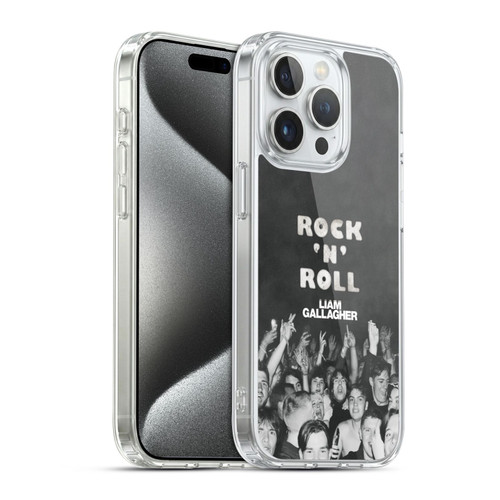Liam Gallagher Graphics Album Cover Soft Gel Case for Apple iPhone 15 Pro