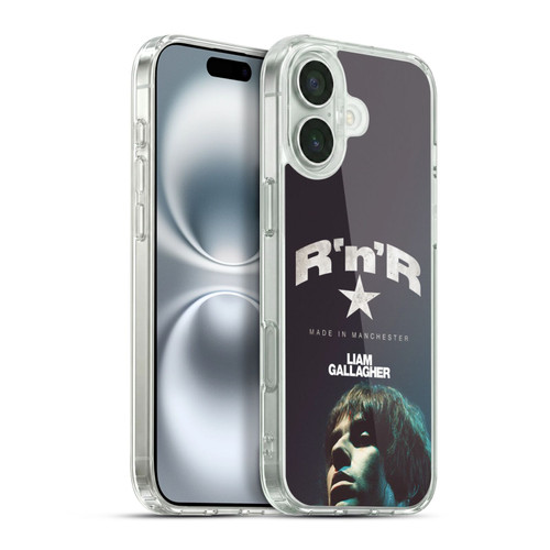 Liam Gallagher Graphics R 'N' R Star Soft Gel Case for Apple iPhone 16 Plus