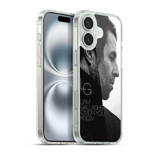 Liam Gallagher Graphics C'mon You Know Album Soft Gel Case for Apple iPhone 16 Plus