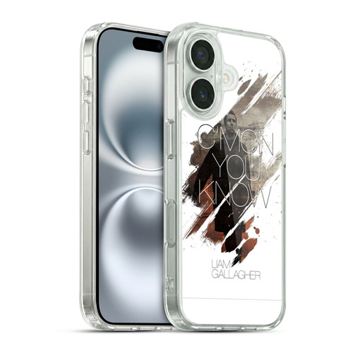 Liam Gallagher Graphics C'mon You Know Soft Gel Case for Apple iPhone 16