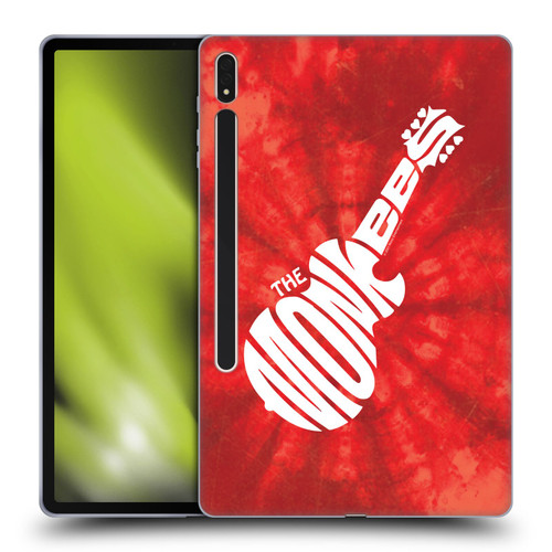 The Monkees Graphics Logo In Red Soft Gel Case for Samsung Galaxy Tab S8 Plus