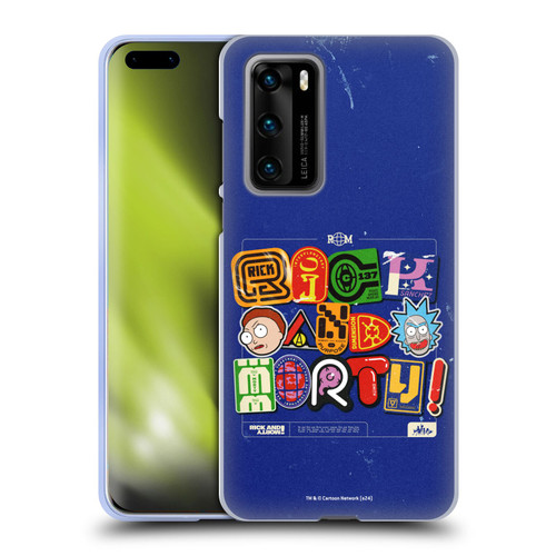 Rick And Morty Duo Graphics Typography Soft Gel Case for Huawei P40 5G