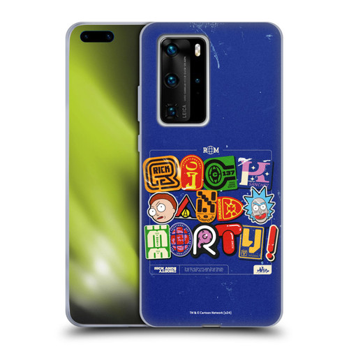Rick And Morty Duo Graphics Typography Soft Gel Case for Huawei P40 Pro / P40 Pro Plus 5G