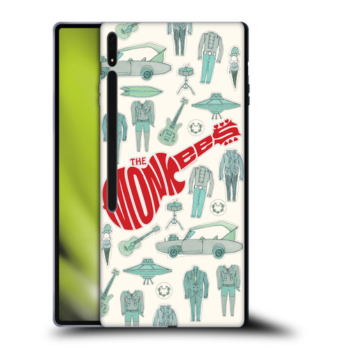 The Monkees Graphics Pattern Soft Gel Case for Samsung Galaxy Tab S8 Ultra