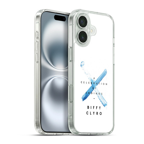 Biffy Clyro Graphics A Celebration Of Endings Soft Gel Case for Apple iPhone 16 Plus & MagSafe